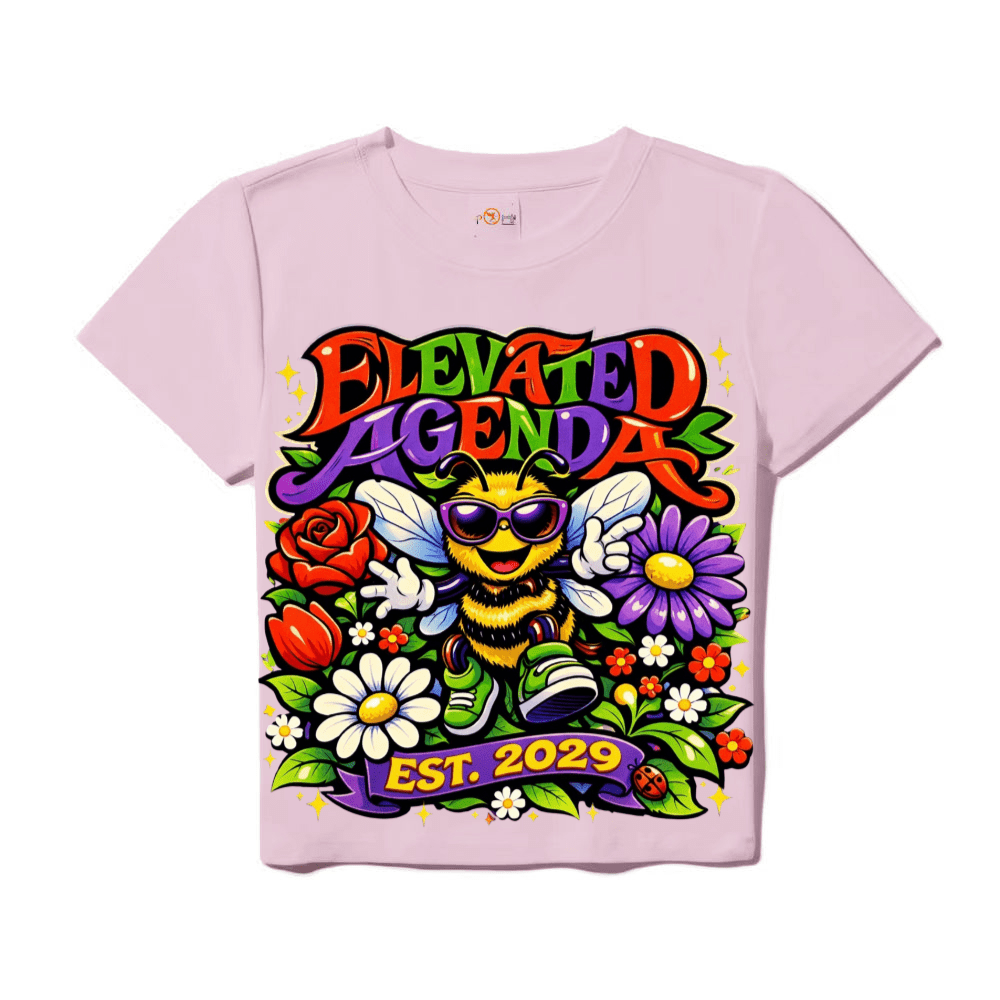 Core Baby Tee(200GSM) - Elevated AgendaCore Baby Tee(200GSM)Core Baby Tee(200GSM)Pink_XS_
