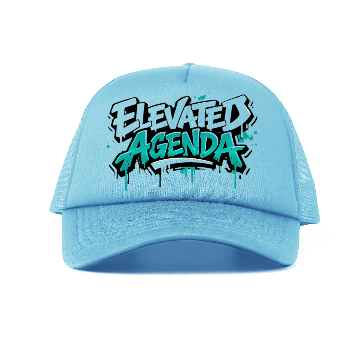 Foam Trucker Hat with Mesh Panels - Elevated AgendaFoam Trucker Hat with Mesh PanelsFoam Trucker Hat with Mesh Panels Royal Blue