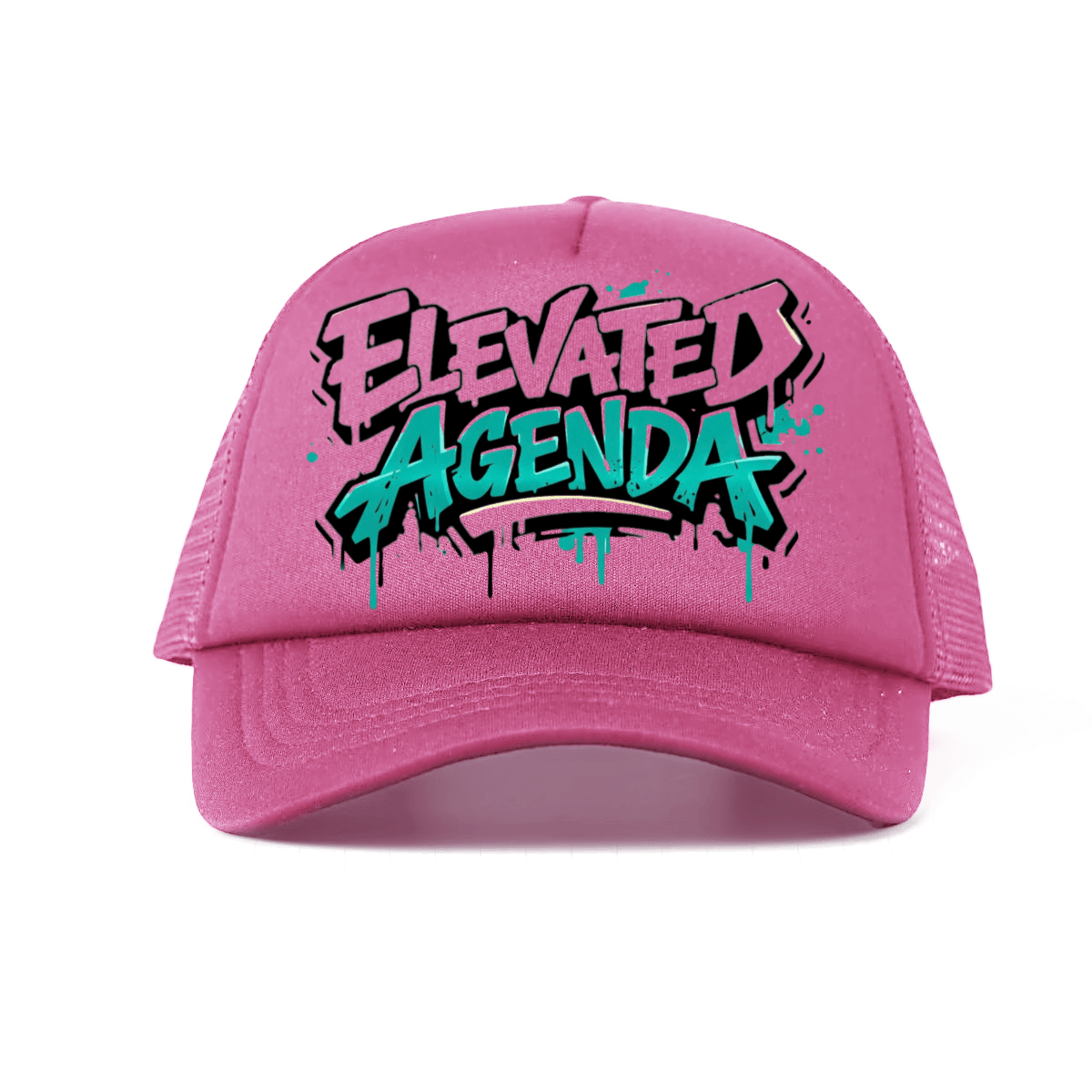 Foam Trucker Hat with Mesh Panels - Elevated AgendaFoam Trucker Hat with Mesh PanelsFoam Trucker Hat with Mesh Panels Royal Blue