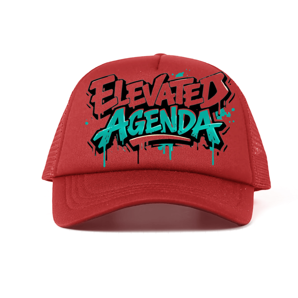 Elevated spray ground Foam Trucker Hat with Mesh Panels - Elevated AgendaElevated spray ground Foam Trucker Hat with Mesh PanelsFoam Trucker Hat with Mesh Panels Black