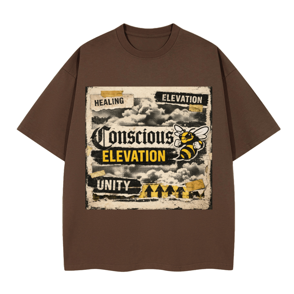 Unisex Heavyweight Boxy T-Shirt (280GSM) - Elevated AgendaUnisex Heavyweight Boxy T-Shirt (280GSM)280GSM Unisex Boxy T-shirt Dark Brown S