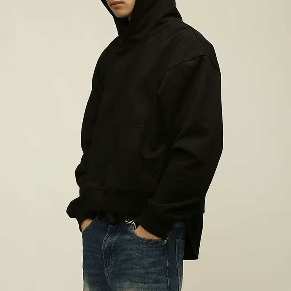 THE TAKE FLIGHT 400GSM Heavyweight Cropped Hoodie - Elevated Agenda THE TAKE FLIGHT 400GSM Heavyweight Cropped Hoodie400GSM Unisex Heavyweight Cropped Hoodie Black XS