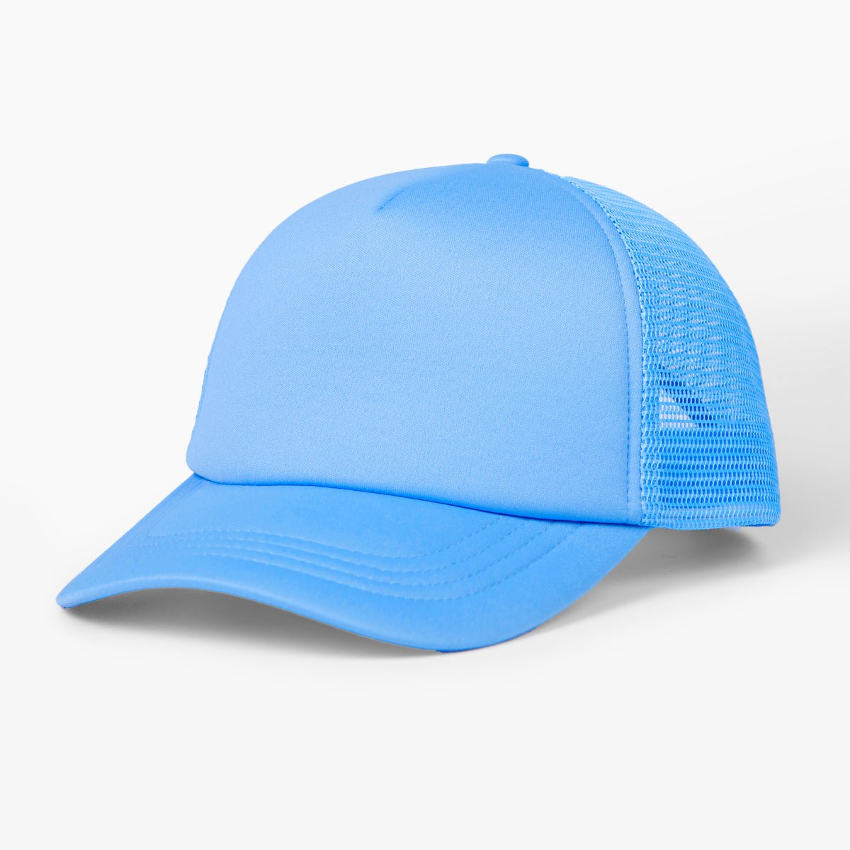 Foam Trucker Hat with Mesh Panels - Elevated AgendaFoam Trucker Hat with Mesh PanelsFoam Trucker Hat with Mesh Panels Royal Blue