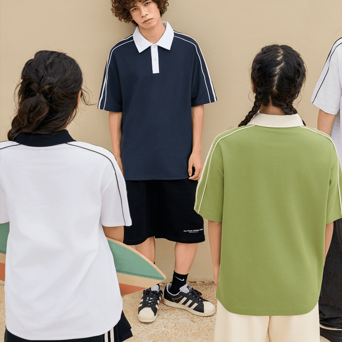 Unisex Contrast Collar Short - Sleeve Polo Shirt（240GSM） - Elevated AgendaUnisex Contrast Collar Short - Sleeve Polo Shirt（240GSM）Unisex Contrast Collar Short-Sleeve Polo Shirt（240GSM） White/Black S