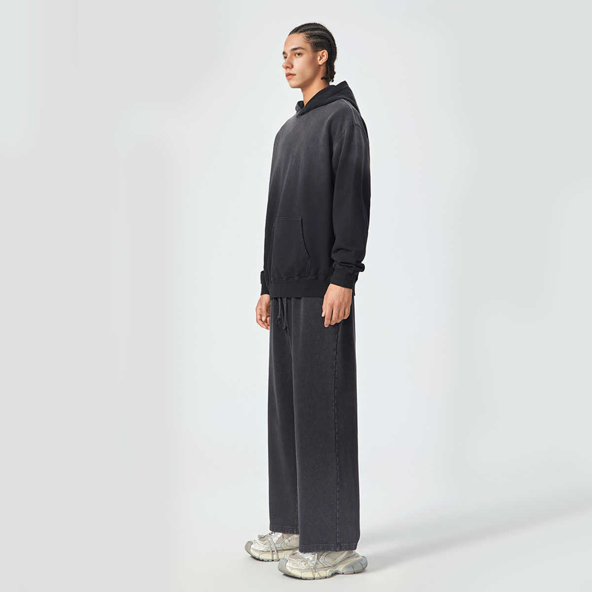 420GSM Unisex Heavyweight Sun Faded Gradient Hoodie