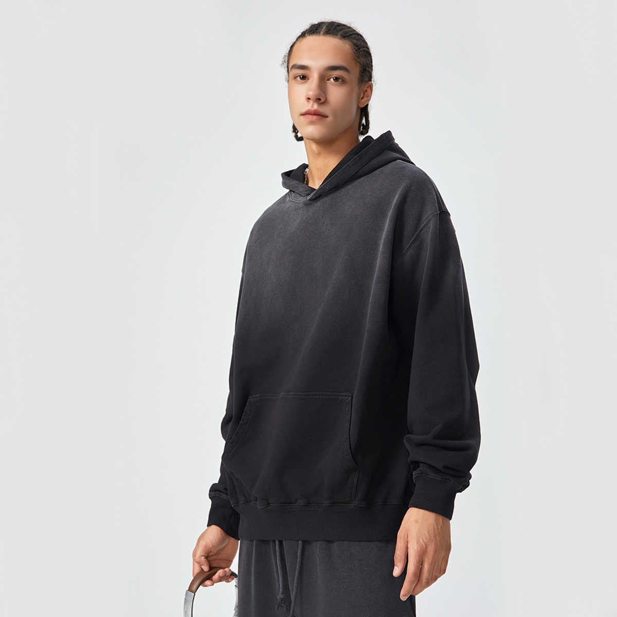 420GSM Unisex Heavyweight Sun Faded Gradient Hoodie