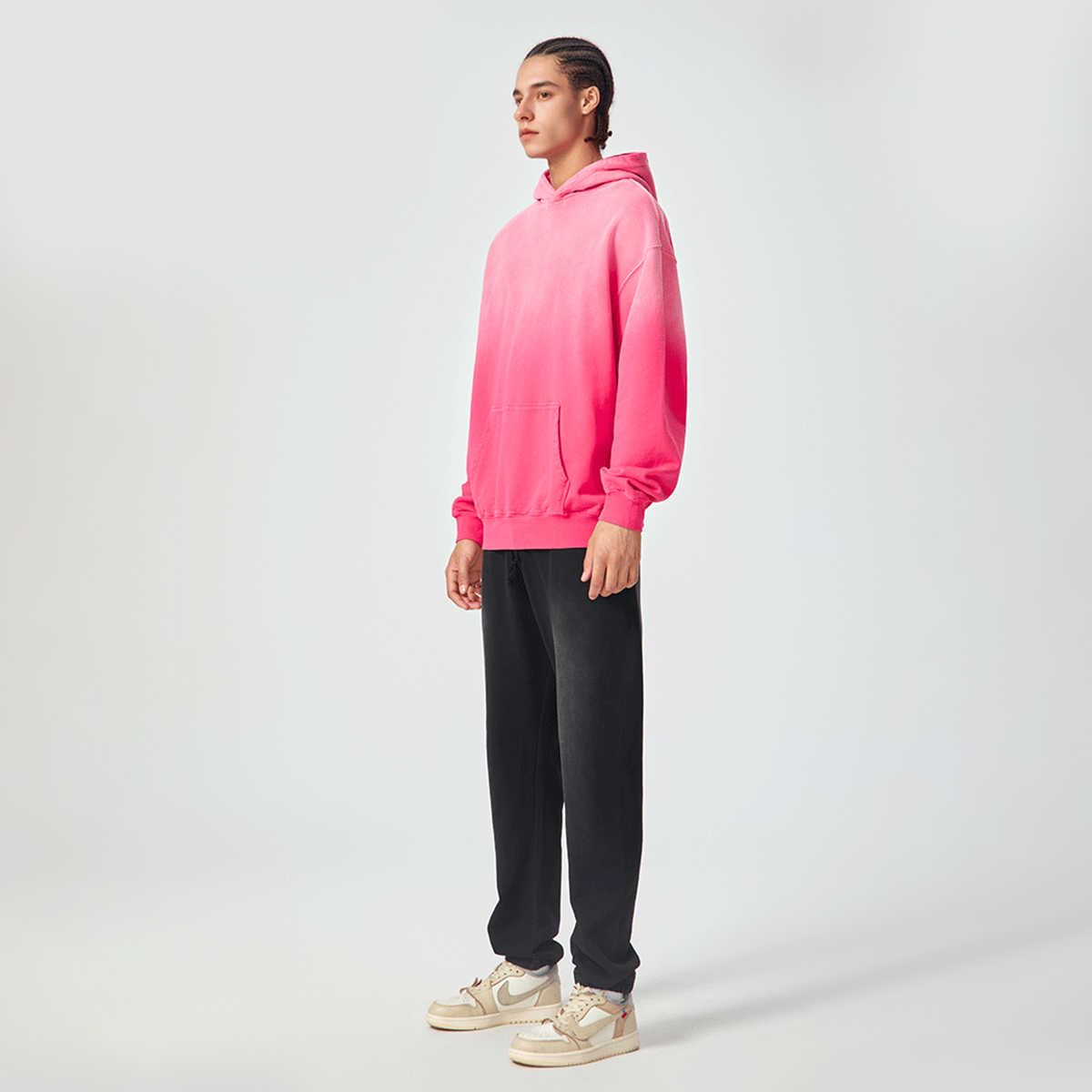 420GSM Unisex Heavyweight Sun Faded Gradient Hoodie