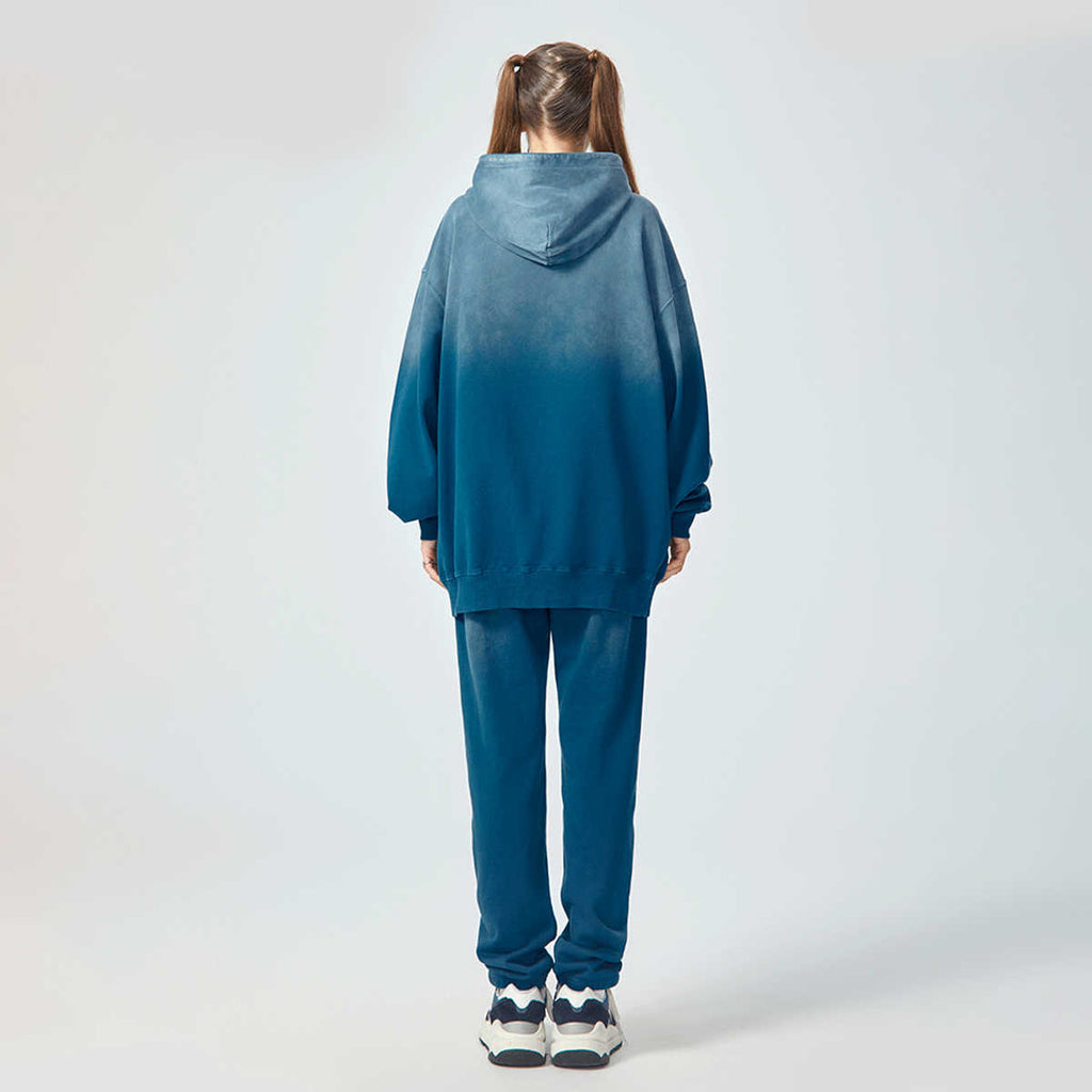 420GSM Unisex Heavyweight Sun Faded Gradient Hoodie