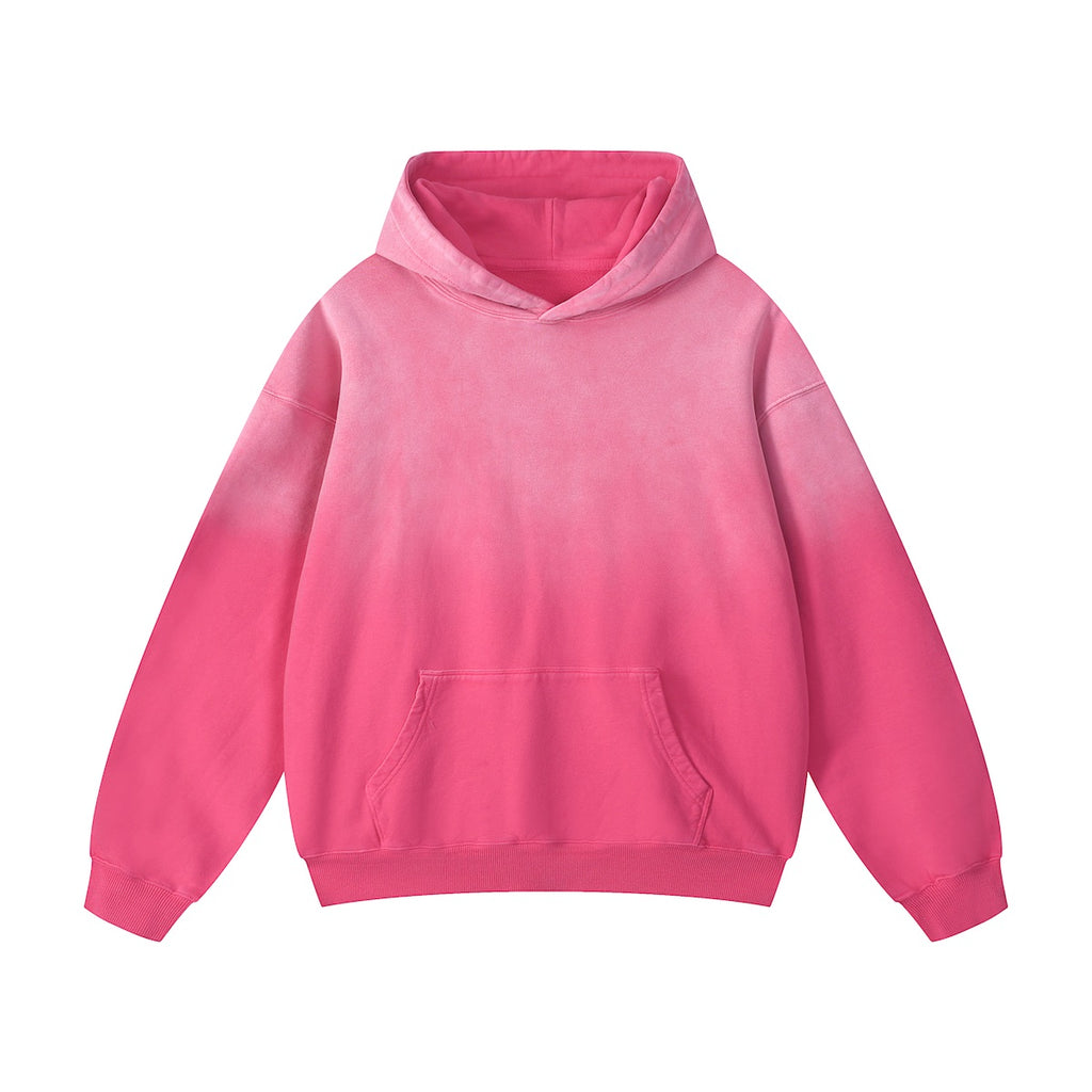 420GSM Unisex Heavyweight Sun Faded Gradient Hoodie